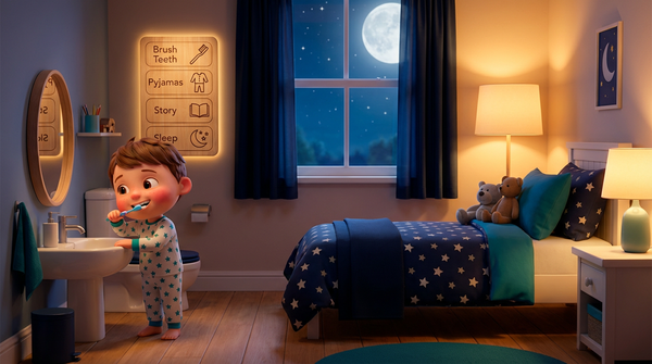 Bedtime Battles: Using Visual Routines to End the Nightly Struggle