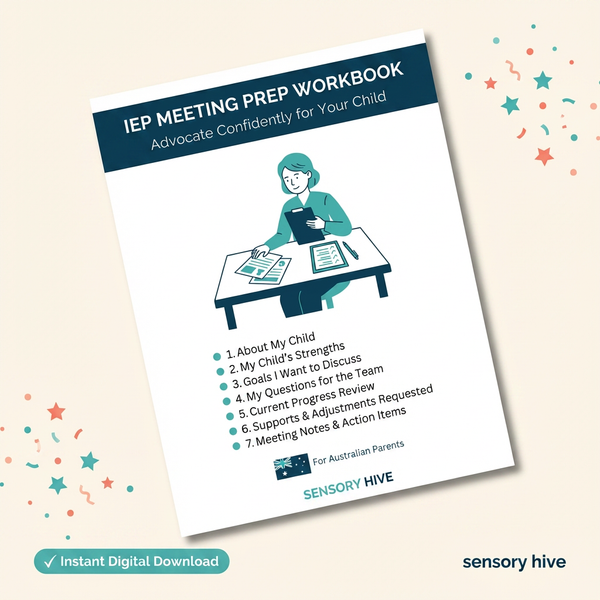 IEP Meeting Prep Workbook – 15-Page Printable PDF