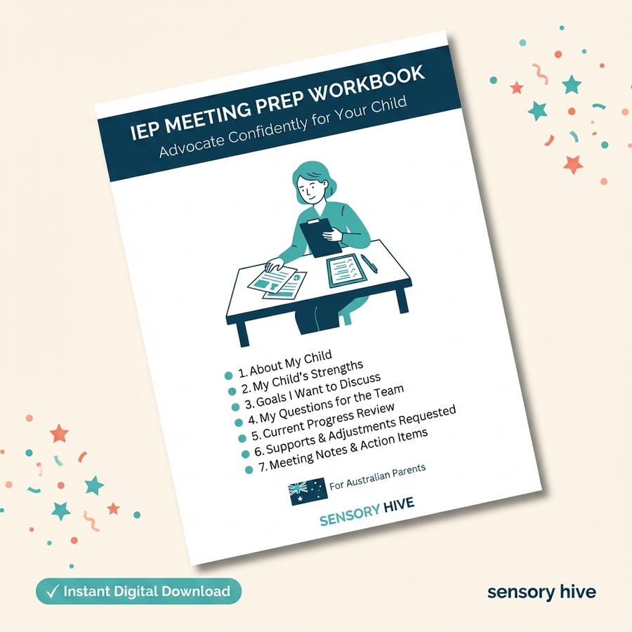 IEP Meeting Prep Workbook – 15-Page Printable PDF