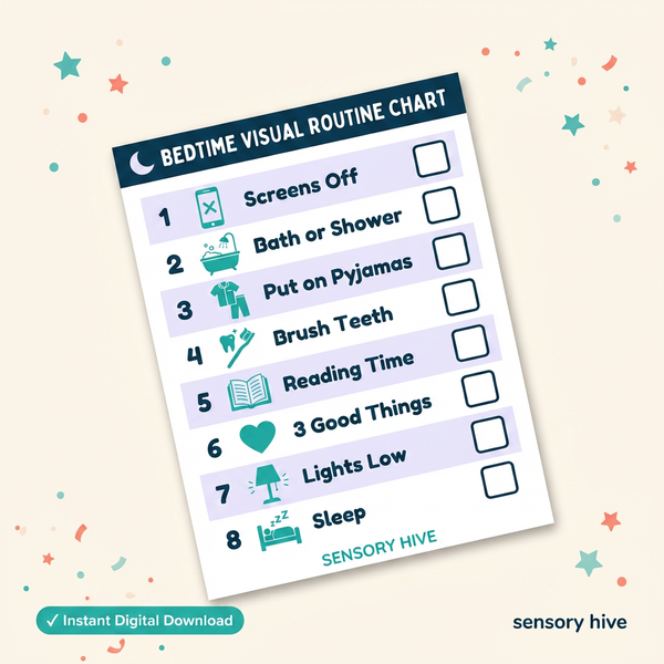 Printable Bedtime Routine Chart for Kids - PDF Download