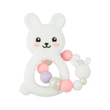 LOFCA Rabbit Silicone Teether for Babies - BPA-Free Teething Toy