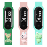 LED Smart Touch Kids Watch Waterproof Sports Clock for Children
