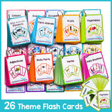 English Flashcards for Kids - Fruits, Vegetables, Animals & More