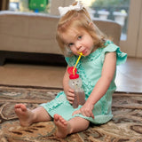 Honey Bear Straw Cup for Kids - Spill Proof Assistive Container