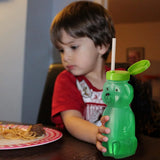 Honey Bear Straw Cup for Kids - Spill Proof Assistive Container