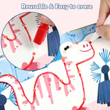 Reusable Pen Control Training Cards for Preschool Learning