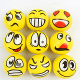 6Pcs 6.3cm Smile Face Stress Balls for Kids and Adults
