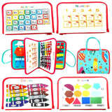 Educational Felt Quiet Books for Travel and Sensory Play