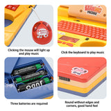 Children's Educational Simulation Laptop Toy with Lights and Music