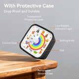 Visual Timer with Silicone Case and Alarm, 60-Minute Countdown