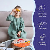 Kids Social Emotional Learning Toys with Face Boards and Emotion Cards