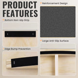 Wooden Balance Board for Leg Workout, Anti-Slip Wobble Board
