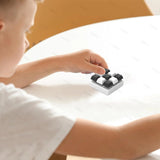 9-Key Mechanical Keycap Fidget Keychain - Stress Relief Toy
