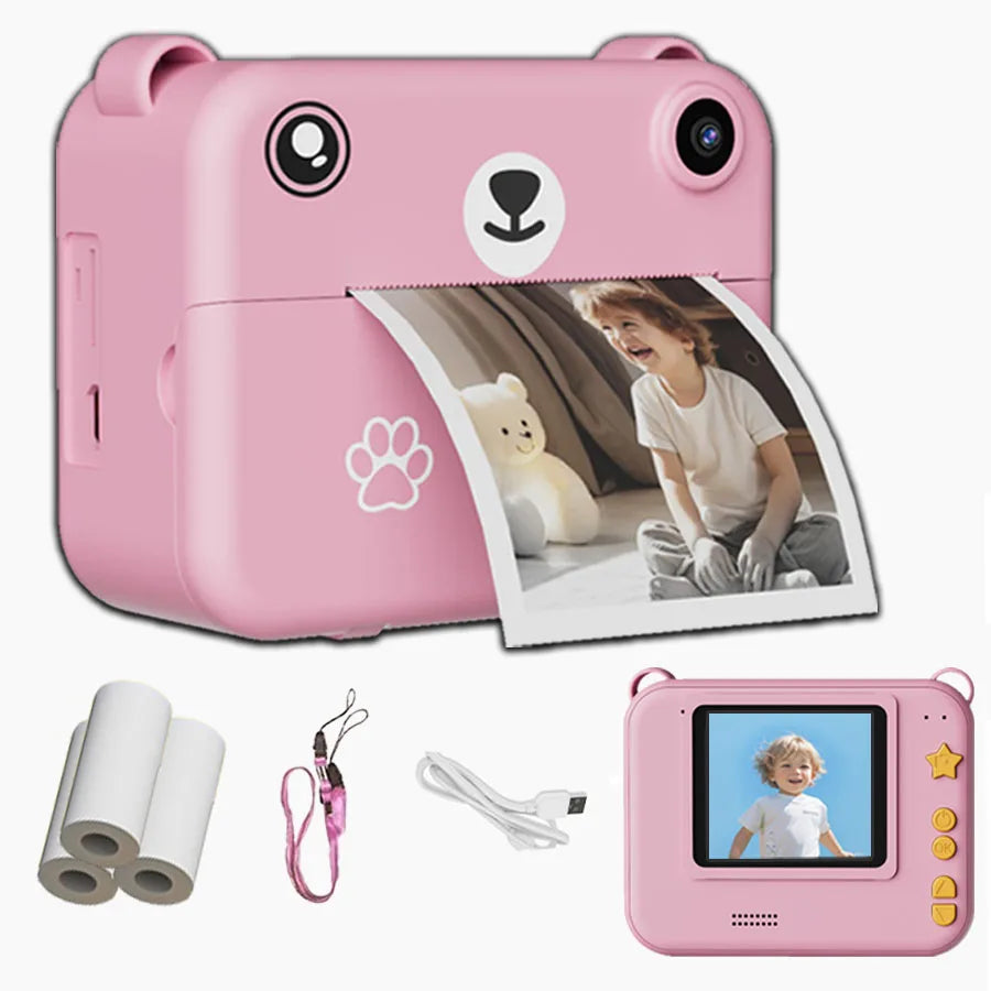 Kids Instant Print Camera 1080P HD with Video Recorder
