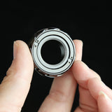 Ratchet Wheel Fidget Ring - Stainless Steel EDC Toy for Stress Relief