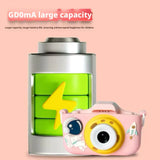Kids Digital Camera 20MP HD Dual-Lens Portable for Boys & Girls