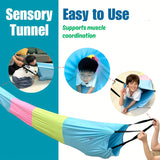 Sensory Compression Tunnel for Kids - 10ft Play Tunnel