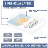 12 Calming Corner Emotion Posters for Classroom Decor