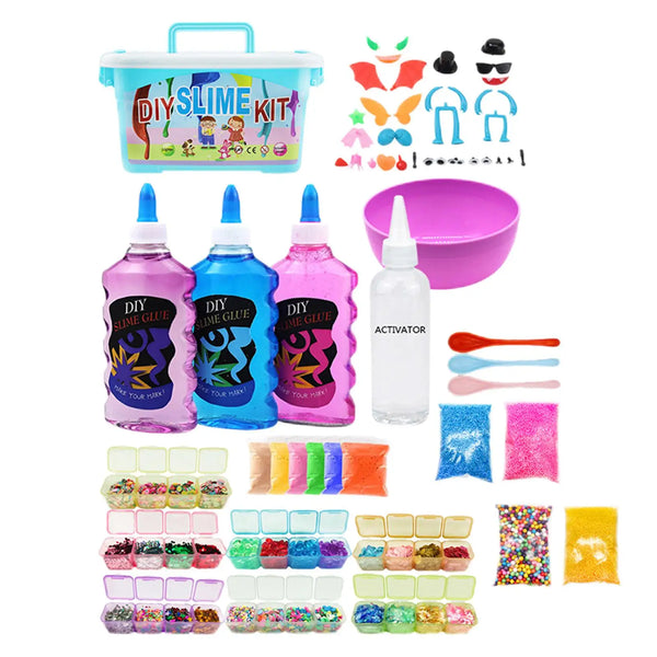 Slime Toy Kit for Kids - 48 Colors Non-Sticky Polymer Clay