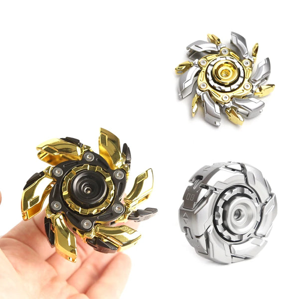 Deformation Mecha Fidget Spinner - Zinc Alloy Stress Relief Toy