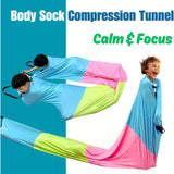 Sensory Compression Tunnel for Kids - 10ft Play Tunnel