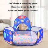 3 in 1 Portable Children's Tent with Tunnel and Ball Pit