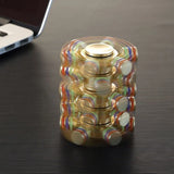 Six Arm Metal Fidget Spinner for Stress Relief - Adults & Kids
