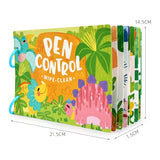 Reusable Pen Control Training Cards for Preschool Learning