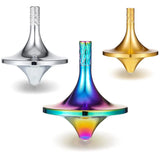 Stainless Steel Spinning Top Fidget Toy for Stress Relief