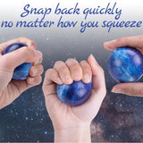 Galaxy Stress Balls Set - 6PC Foam Squeeze Toys for All Ages
