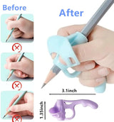 Kids Silicone Pen Grip - Ergonomic Pencil Holder for Writing