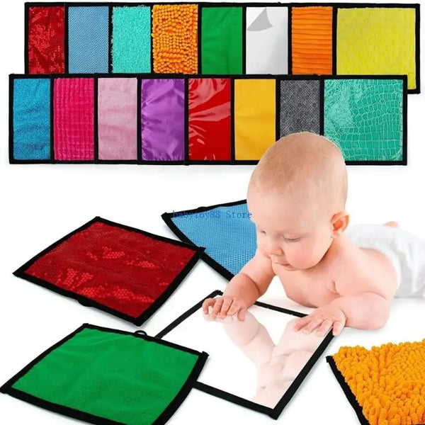 Y4UD 16-Piece Sensory Play Mat for Infants and Toddlers