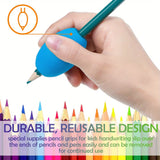 Bright Soft Foam Pen Holder Handles - 6/12pcs, Non-Slip, Ergonomic