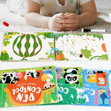 Reusable Pen Control Training Cards for Preschool Learning