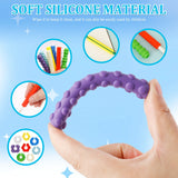 8 Pcs Silicone Pen Grips for Children and Adults - Ergonomic Aid