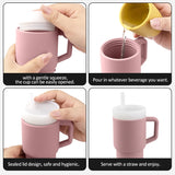 Silicone Training Cup and Straw Set for Children 6 Months+