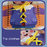 Kids Montessori Busy Book for Fine Motor Skills Training