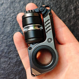 EDC Fidget Slider Magnetic Push Egg Mechanical Toy - Metal