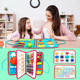Educational Felt Quiet Books for Travel and Sensory Play