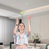 Glow in Dark Sticky Ceiling Balls - 4/6/12 Pack for Kids