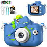 Kids Digital Camera 1080p HD with 32GB Card - Dinosaur Design