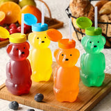 Honey Bear Straw Cup for Kids - Spill Proof Assistive Container