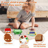 8 Pack Sensory Mats for Kids - Educational Texture Pads