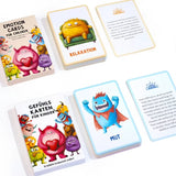 32Pcs Emotion Monster Flash Cards for Kids Learning