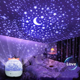 Starry Projector Night Light Rotating Galaxy Lamp for Kids