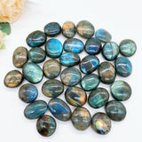 Labradorite Palm Rock Stone Crystal for Healing and Decoration