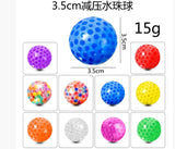 Mini Squishy Stress Balls Set - 6 Rainbow Fidget Toys