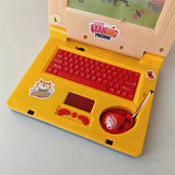 Children's Educational Simulation Laptop Toy with Lights and Music