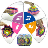 3D Spiral Illusion Fidget Toy for Stress Relief - Plastic