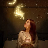 Starry Projector Night Light Rotating Galaxy Lamp for Kids